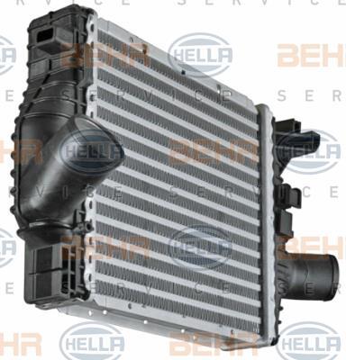 Intercooler, échangeur (Refroidisseur d'air) HELLA ref. 8ML 376 724-121
