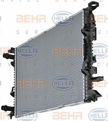 Radiateur moteur (Radiateur de refroidissement) HELLA ref. 8MK 376 745-581