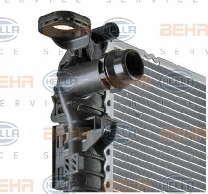 Radiateur moteur (Radiateur de refroidissement) HELLA ref. 8MK 376 745-581