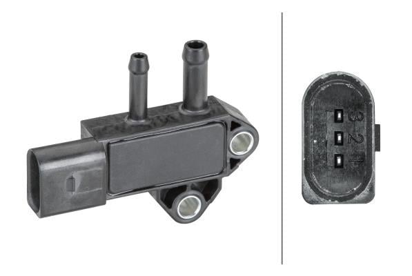 Sensor de pressão de gas de escape HELLA ref. 6PP 009 409-361