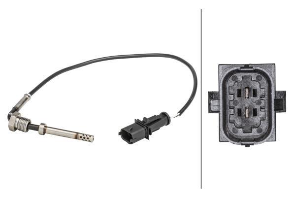 Sensor, temperatura gas de escape HELLA ref. 6PT 358 181-201
