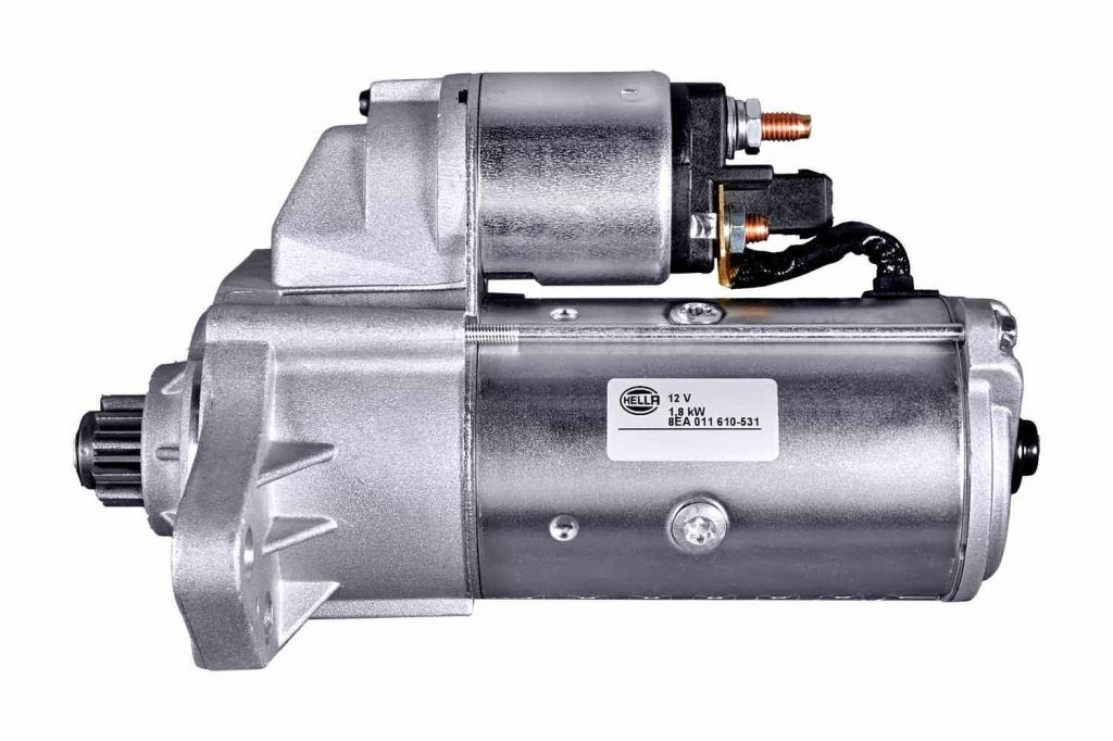 HELLA 8EA 011 611-631 Motorino D'Avviamento 12V 1kW – Compatibile Con Ford Focus III, 11 Denti, Rotazione Oraria