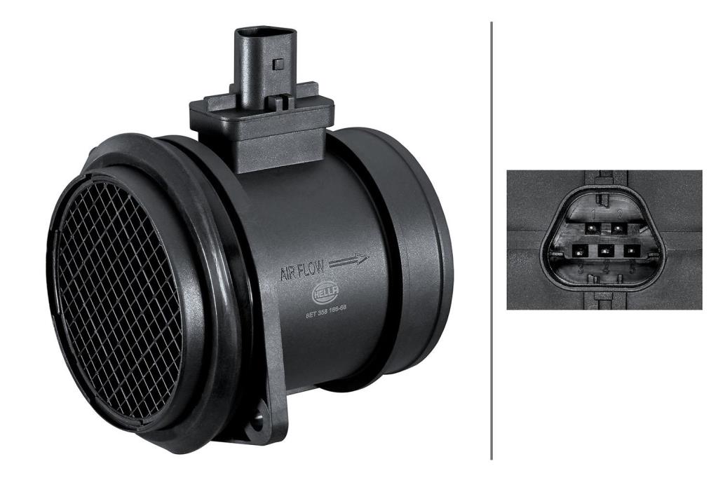 Débitmètre de masse d'air HELLA ref. 8ET 358 166-681