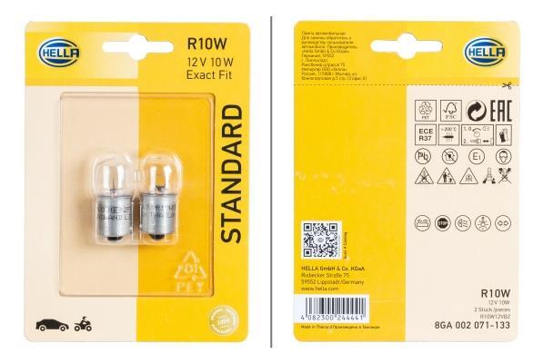 Ampoule HELLA 2 ✕ R10W - ref. 8GA 002 071-133
