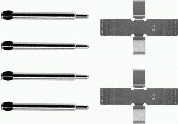 Kit acessórios de pastilhas de travão HELLA ref. 8DZ 355 203-441