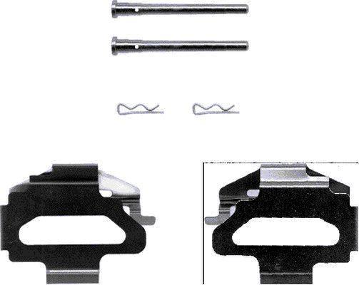 Kit acessórios de pastilhas de travão HELLA ref. 8DZ 355 202-381