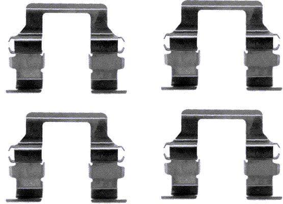 Kit acessórios de pastilhas de travão HELLA ref. 8DZ 355 204-991