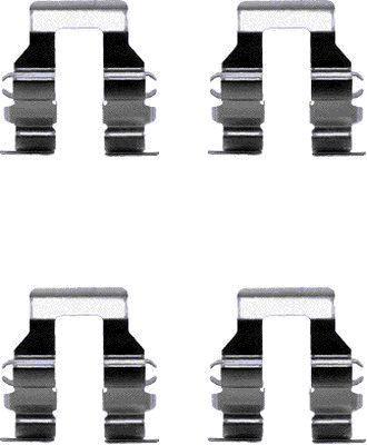 Kit d'accessoires pour plaquette de frein à disque HELLA 8DZ 355 205-001