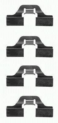 Kit acessórios de pastilhas de travão HELLA ref. 8DZ 355 202-621