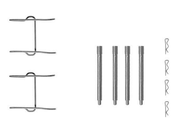 Kit acessórios de pastilhas de travão HELLA ref. 8DZ 355 202-401