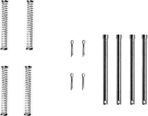 Kit acessórios de pastilhas de travão HELLA ref. 8DZ 355 202-351