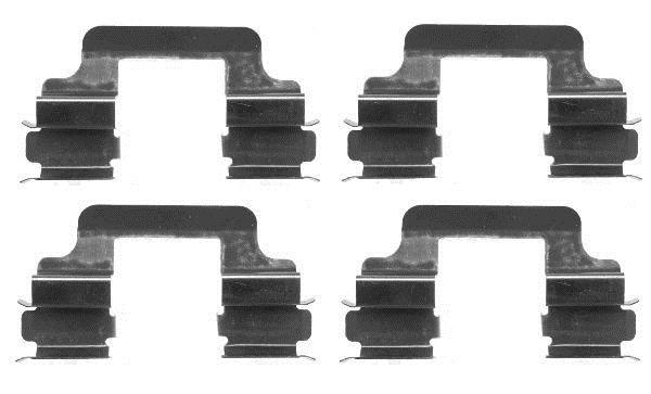 Kit d'accessoires pour plaquette de frein à disque HELLA ref. 8DZ 355 203-081