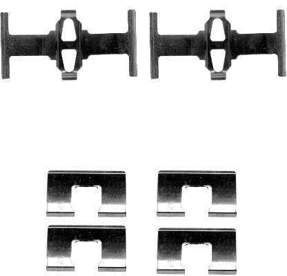 Kit acessórios de pastilhas de travão HELLA ref. 8DZ 355 202-571
