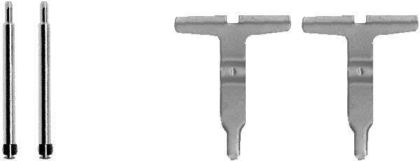 Kit acessórios de pastilhas de travão HELLA ref. 8DZ 355 202-651