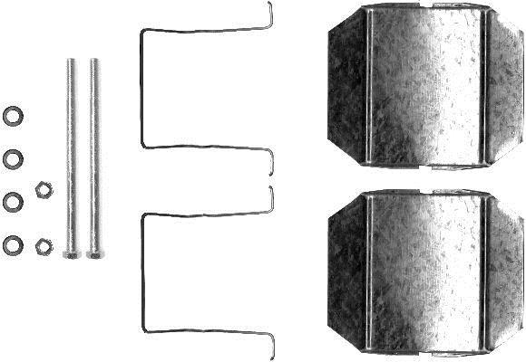 Kit acessórios de pastilhas de travão HELLA ref. 8DZ 355 202-751