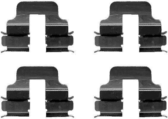 Kit d'accessoires pour plaquette de frein à disque HELLA ref. 8DZ 355 202-801