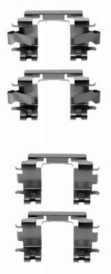 Kit acessórios de pastilhas de travão HELLA ref. 8DZ 355 202-831