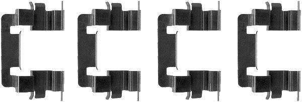 Kit acessórios de pastilhas de travão HELLA ref. 8DZ 355 203-001