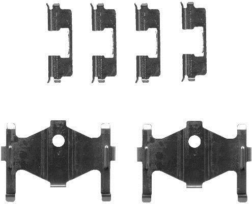 Kit acessórios de pastilhas de travão HELLA ref. 8DZ 355 203-281