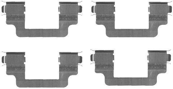 Kit acessórios de pastilhas de travão HELLA ref. 8DZ 355 203-311
