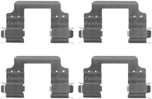 Kit acessórios de pastilhas de travão HELLA ref. 8DZ 355 203-321