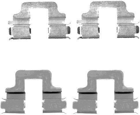 Kit acessórios de pastilhas de travão HELLA ref. 8DZ 355 203-331