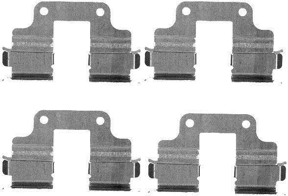 Kit acessórios de pastilhas de travão HELLA ref. 8DZ 355 203-361