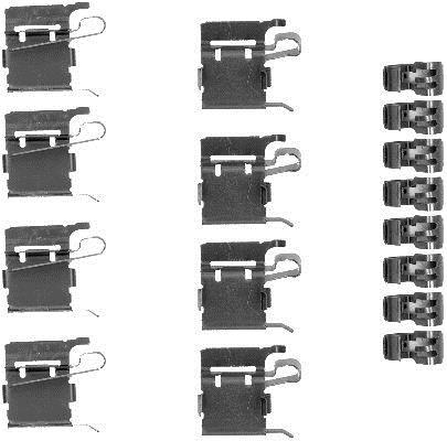 Kit acessórios de pastilhas de travão HELLA ref. 8DZ 355 203-381