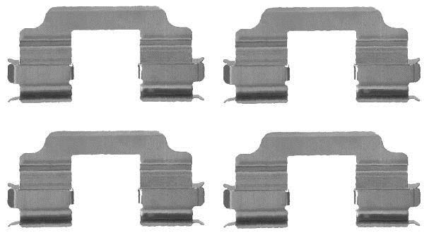 Kit acessórios de pastilhas de travão HELLA ref. 8DZ 355 203-271