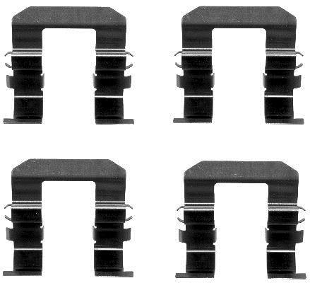 Kit acessórios de pastilhas de travão HELLA ref. 8DZ 355 203-251
