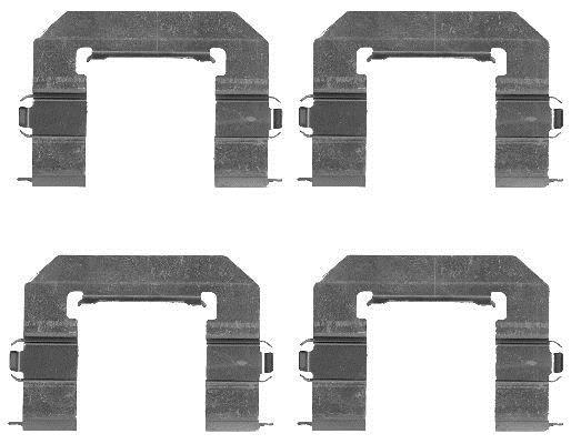 Kit acessórios de pastilhas de travão HELLA ref. 8DZ 355 203-391