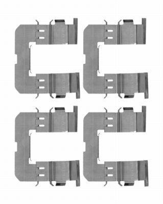 Kit acessórios de pastilhas de travão HELLA ref. 8DZ 355 204-361