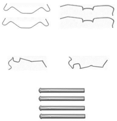Kit acessórios de pastilhas de travão HELLA ref. 8DZ 355 203-621