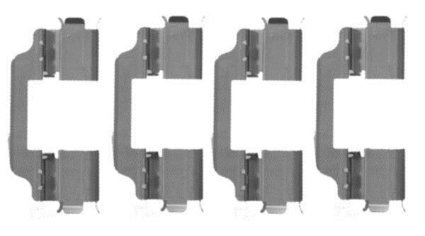 Kit acessórios de pastilhas de travão HELLA ref. 8DZ 355 203-641