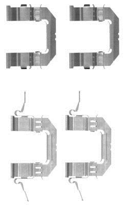Kit acessórios de pastilhas de travão HELLA ref. 8DZ 355 203-741