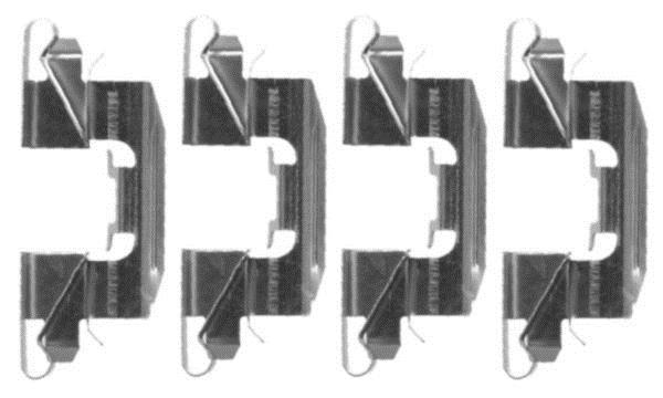 Kit acessórios de pastilhas de travão HELLA ref. 8DZ 355 203-761