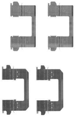 Kit acessórios de pastilhas de travão HELLA ref. 8DZ 355 203-771