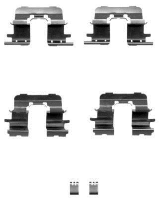 Kit acessórios de pastilhas de travão HELLA ref. 8DZ 355 203-911