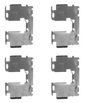 Kit acessórios de pastilhas de travão HELLA 8DZ 355 203-901