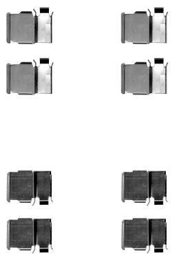 Kit acessórios de pastilhas de travão HELLA ref. 8DZ 355 204-421