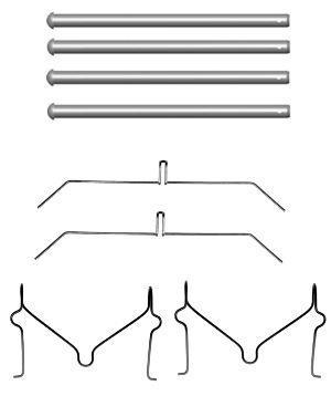 Kit acessórios de pastilhas de travão HELLA ref. 8DZ 355 204-551
