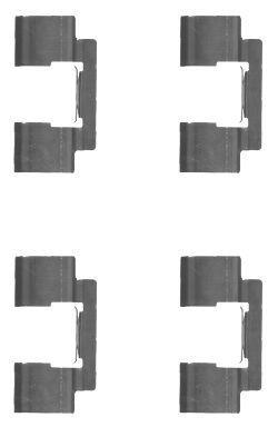 Kit acessórios de pastilhas de travão HELLA ref. 8DZ 355 204-611