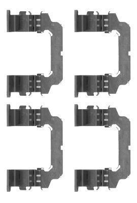 Kit acessórios de pastilhas de travão HELLA ref. 8DZ 355 204-621