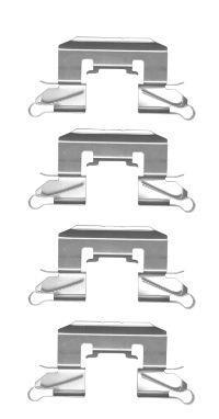 Kit acessórios de pastilhas de travão HELLA ref. 8DZ 355 204-691