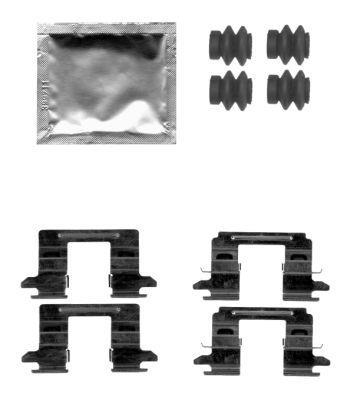 Kit d'accessoires pour plaquette de frein à disque HELLA 8DZ 355 205-201