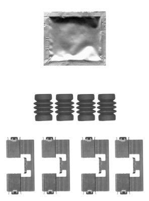 Kit d'accessoires pour plaquette de frein à disque HELLA 8DZ 355 205-171