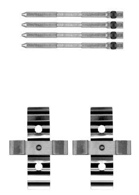 Kit d'accessoires pour plaquette de frein à disque HELLA 8DZ 355 205-261
