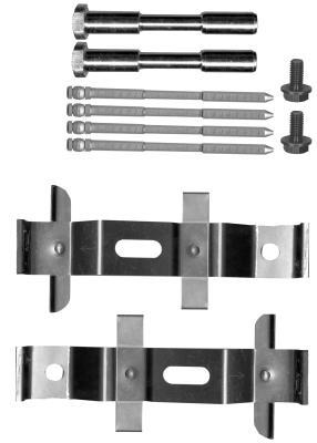 Kit d'accessoires pour plaquette de frein à disque HELLA 8DZ 355 205-511