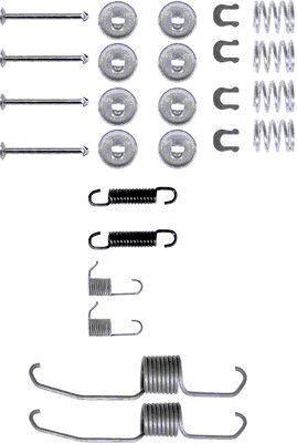 Kit d'accessoires pour mâchoire de frein à tambour HELLA ref. 8DZ 355 200-041