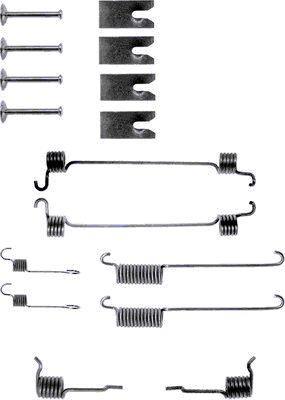 Kit d'accessoires pour mâchoire de frein à tambour HELLA ref. 8DZ 355 200-301